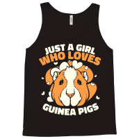 A Girl Who Lives Guinea Pigs Long Hair Guinea Pigs Tank Top | Artistshot