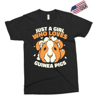 A Girl Who Lives Guinea Pigs Long Hair Guinea Pigs Exclusive T-shirt | Artistshot