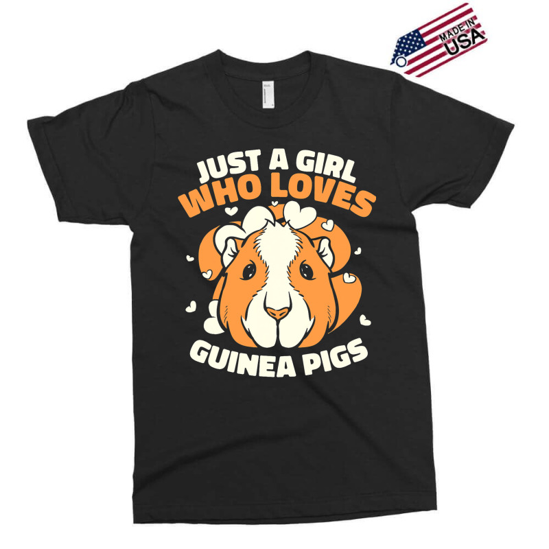 A Girl Who Lives Guinea Pigs Long Hair Guinea Pigs Exclusive T-shirt | Artistshot