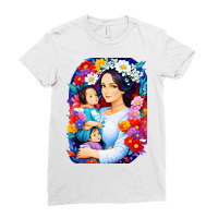 Happy Mother's Day To The Most Wonderful Moms Ladies Fitted T-shirt | Artistshot