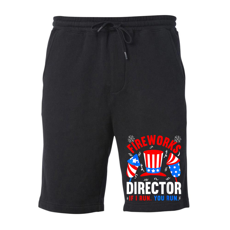 Funny 4th Of July Shirts Fireworks Director If I R Fleece Short | Artistshot