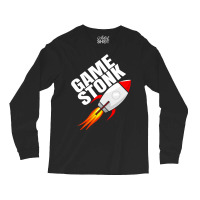 Game Stonk Shirt Ride It To The Moon Long Sleeve Shirts | Artistshot