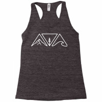 Nature Triangles - White Version Racerback Tank | Artistshot