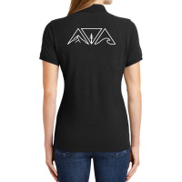 Nature Triangles - White Version Ladies Polo Shirt | Artistshot