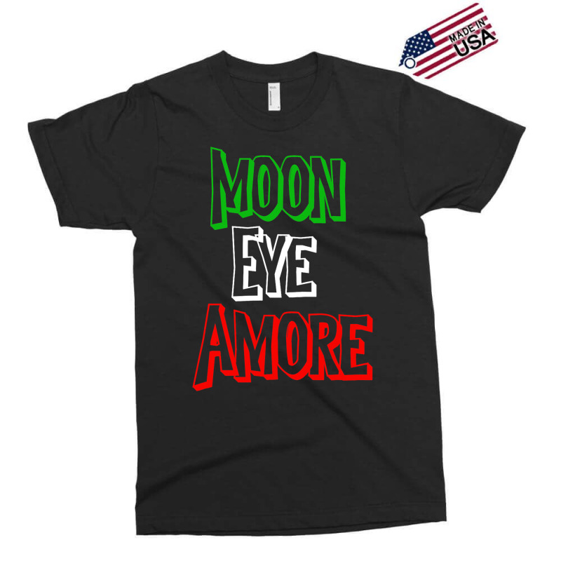 Funny Amore Italian Flag Colors Moon Novelty Exclusive T-shirt by MadalynRatliff | Artistshot