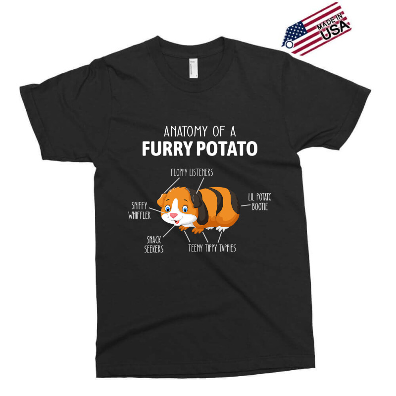 Funny Anatomy Of A Furry Potato Guinea Pig Lover G Exclusive T-shirt | Artistshot