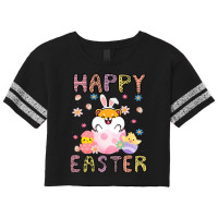 Easter Kawaii Bunny Guinea Pig Cute Spring Egg Hun Scorecard Crop Tee | Artistshot