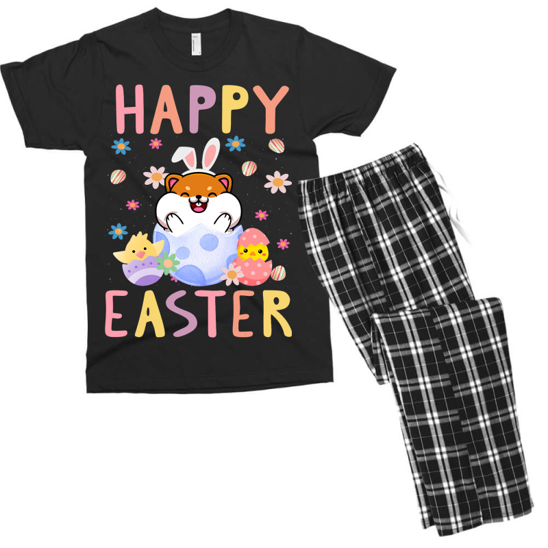 Easter Kawaii Bunny Guinea Pig Cute Spring Egg Hun Men's T-shirt Pajama Set | Artistshot