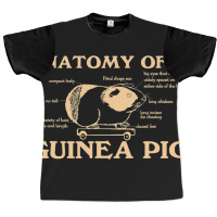 Funny Anatomy Of A Guinea Pig Men Women Animal45 Graphic T-shirt | Artistshot