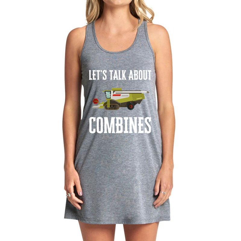 Farming Combine Harvester Driver Agriculture Tract Tank Dress by ChelsieRountree | Artistshot