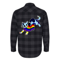 Cat Colorful Flannel Shirt | Artistshot