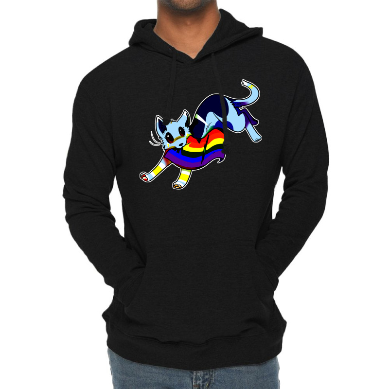 Cat Colorful Lightweight Hoodie by DYNNN | Artistshot