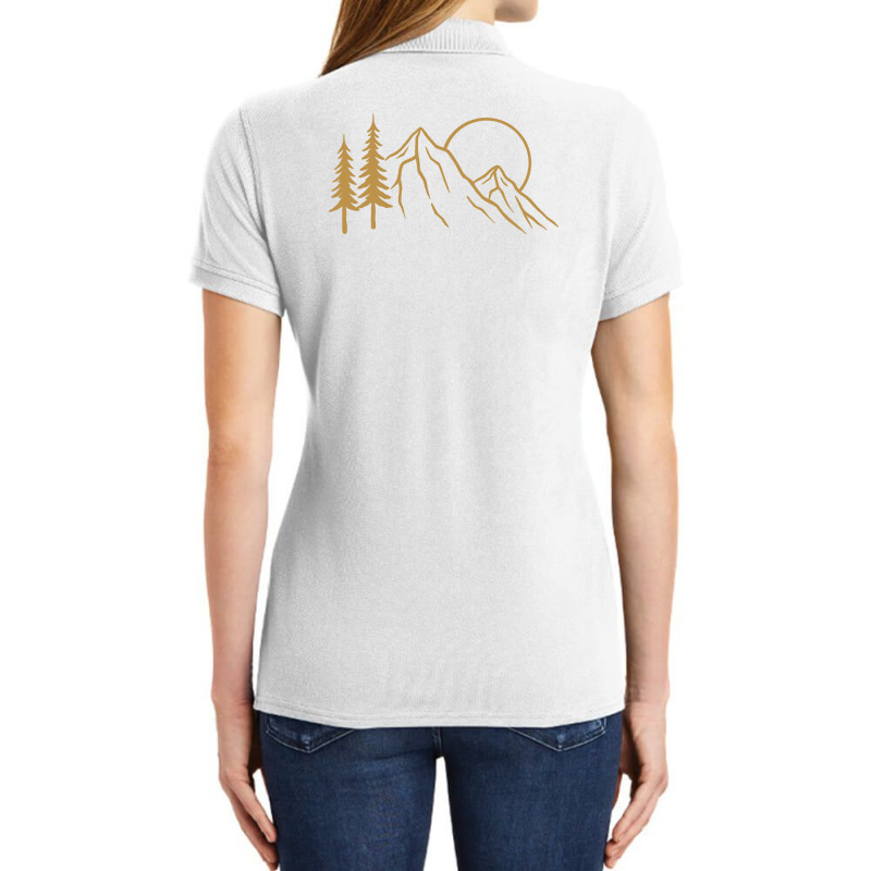 Wilds - Golden Version Ladies Polo Shirt by Sommerseth Art | Artistshot