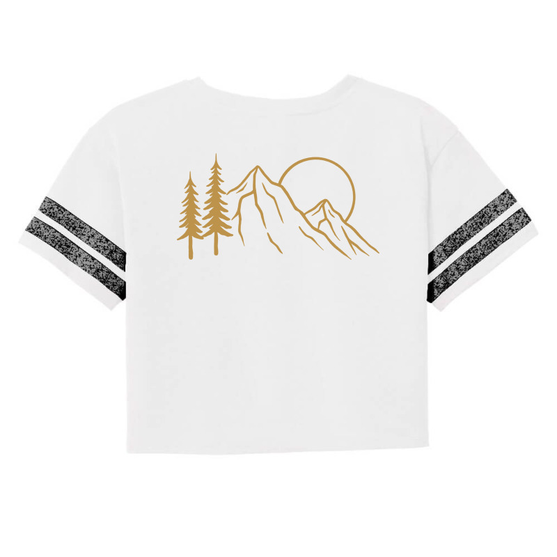 Wilds - Golden Version Scorecard Crop Tee by Sommerseth Art | Artistshot