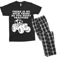 Funny Tractor Agriculture Farming For Farming Love Men's T-shirt Pajama Set | Artistshot