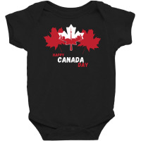 Happy Canada Day Baby Bodysuit | Artistshot