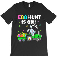 Egg Hunt Is On Tractor Easter Bunny Eggs Boys Kids T-shirt | Artistshot