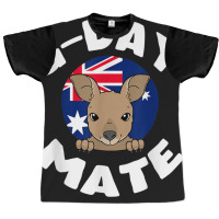 Gday Mate Kangaroo Australia Graphic T-shirt | Artistshot