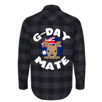 Gday Mate Kangaroo Australia Flannel Shirt | Artistshot