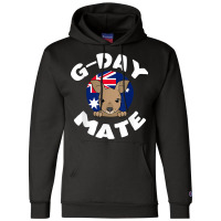 Gday Mate Kangaroo Australia Champion Hoodie | Artistshot