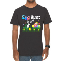 Egg Hunt Is On Tractor Funny Easter Bunny Boys Kid Vintage T-shirt | Artistshot