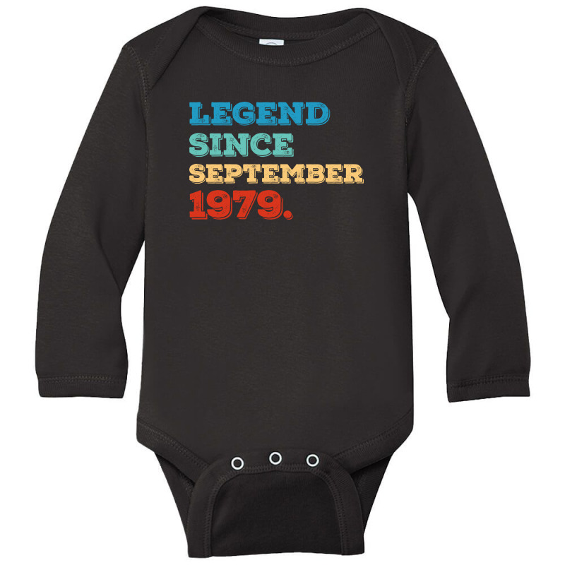 Legend Since September 1979 Long Sleeve Baby Bodysuit by nandapjr | Artistshot