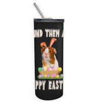 Funny Guinea Pig With Cute Bunny Ears Easter Day E Skinny Tumbler | Artistshot