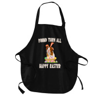 Funny Guinea Pig With Cute Bunny Ears Easter Day E Medium-length Apron | Artistshot