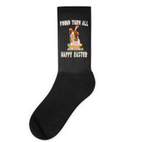 Funny Guinea Pig With Cute Bunny Ears Easter Day E Socks | Artistshot