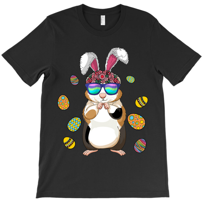 Funny Guinea Pig With Cute Bunny Ears Happy Easter T-shirt | Artistshot