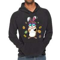 Funny Guinea Pig With Cute Bunny Ears Happy Easter Vintage Hoodie | Artistshot