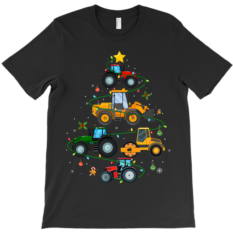 Farm Tractor Christmas Tree Farming Boys Girls Tod T-shirt | Artistshot