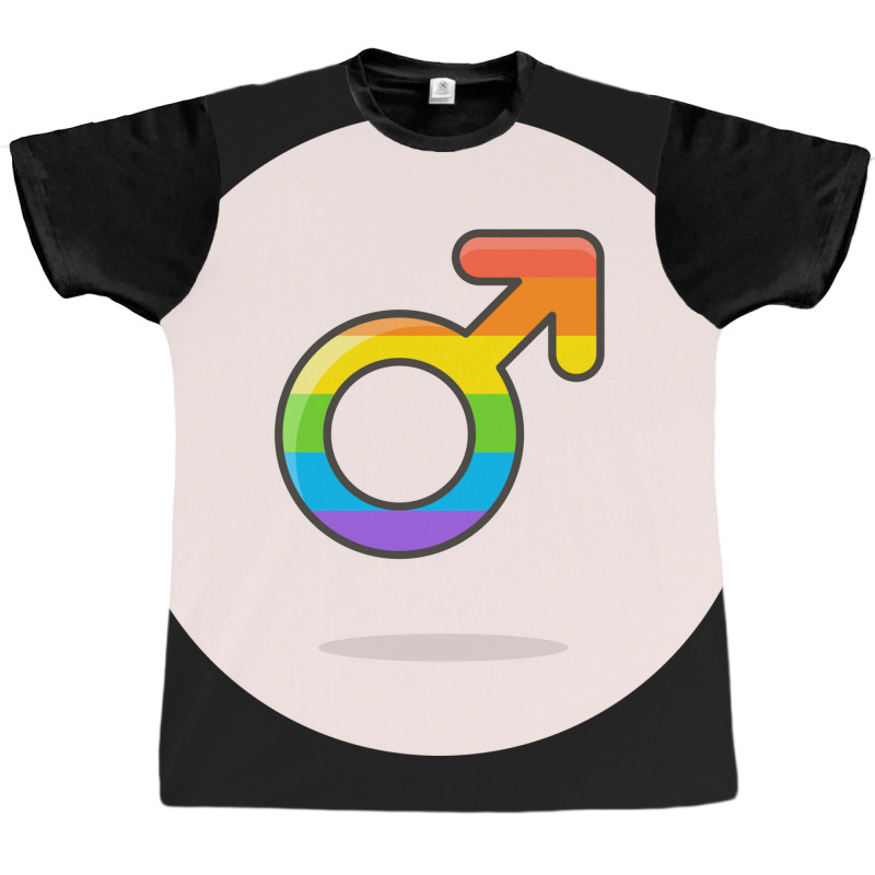 Rainbow Graphic T-shirt by DYNNN | Artistshot