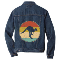 Funny Kangaroo Australian Bag Gift Men Denim Jacket | Artistshot