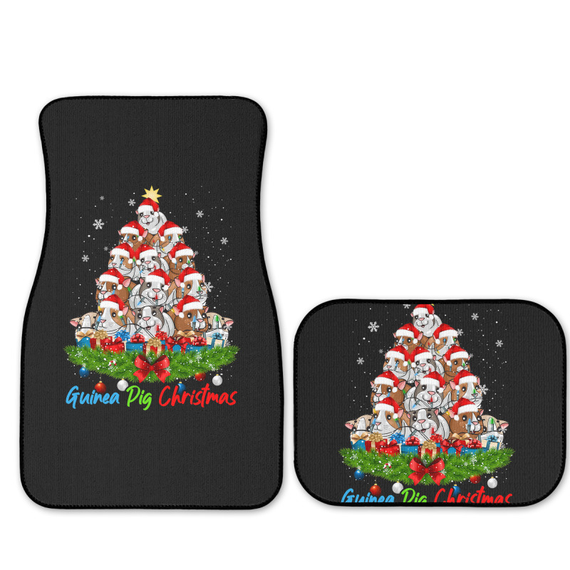 Funny Guinea Pig Christmas Lights Tree Ornament De Full Set Car Mats | Artistshot