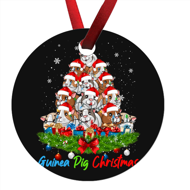 Funny Guinea Pig Christmas Lights Tree Ornament De Ornament | Artistshot