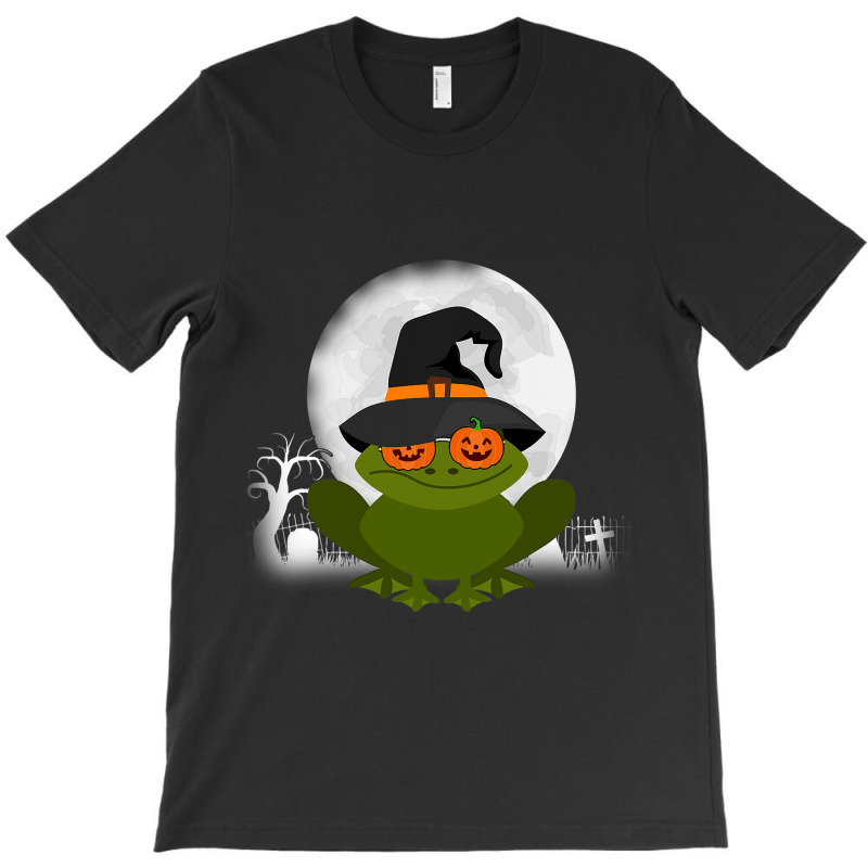 Frog Halloween Witch Hat Costume Full Moon Boys Me T-shirt | Artistshot