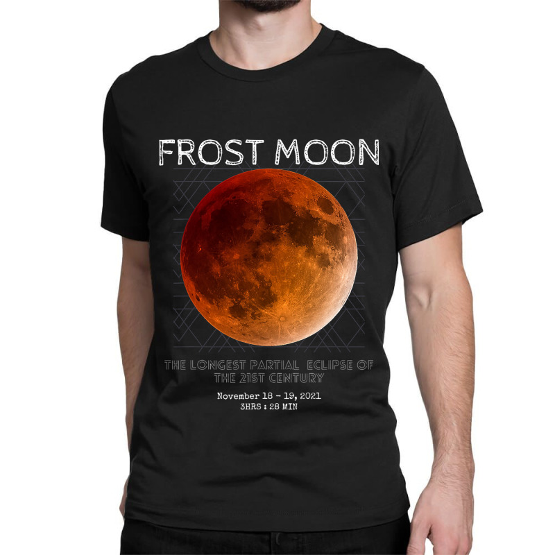 Frost Moon Partial Lunar Eclipse21 Classic T-shirt by MahloBrook | Artistshot