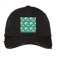 Fox Animated Pattern 5 Vintage Cap | Artistshot