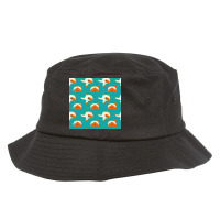 Fox Animated Pattern 5 Bucket Hat | Artistshot