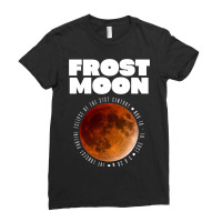 Frost Moon The Longest Partial Lunar Eclipse232 Ladies Fitted T-shirt | Artistshot