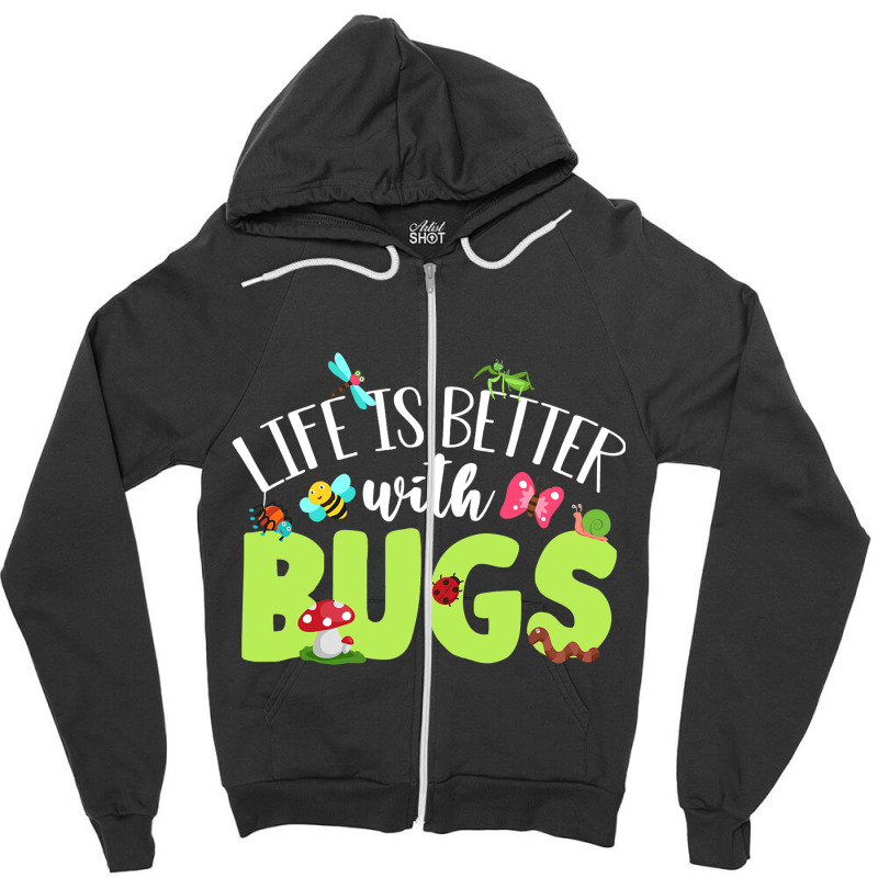 Entomology Types Of Insects Lover Bug Catcher 1 Zipper Hoodie by NOELYOUNG | Artistshot