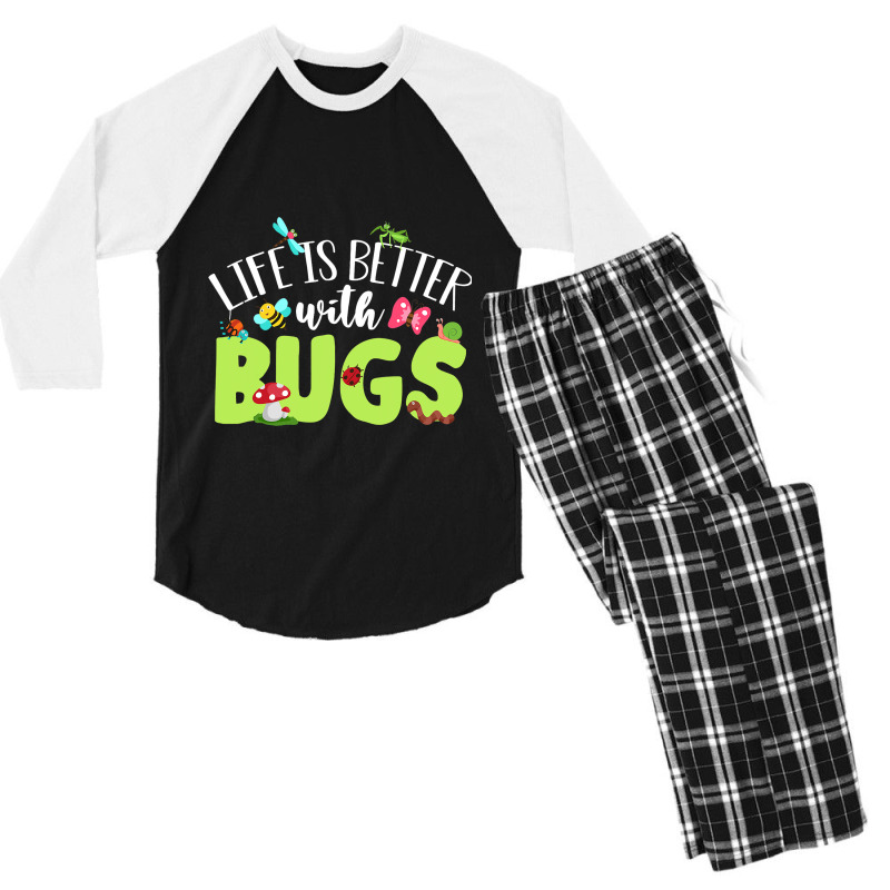 Entomology Types Of Insects Lover Bug Catcher 1 Men's 3/4 Sleeve Pajama Set by NOELYOUNG | Artistshot