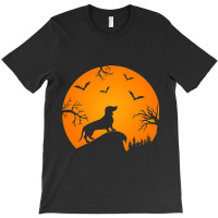 Funny Weiner Dog In The Moon Dachshund And Hallowe T-shirt | Artistshot