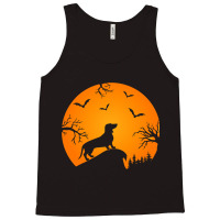 Funny Weiner Dog In The Moon Dachshund And Hallowe Tank Top | Artistshot