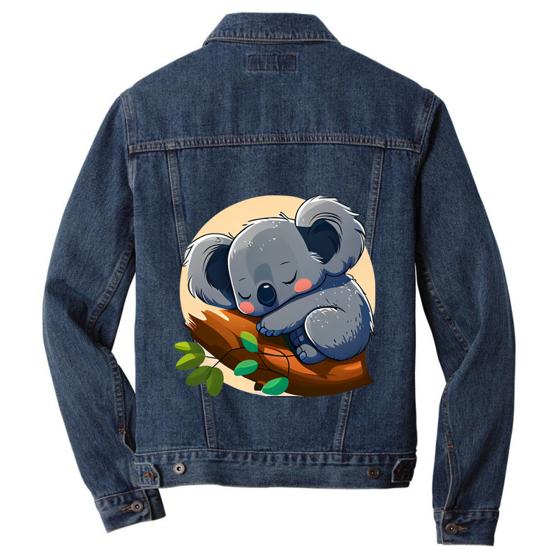 Gift Idea Pyjamas Official Koala Sleep Shirt4 Men Denim Jacket | Artistshot