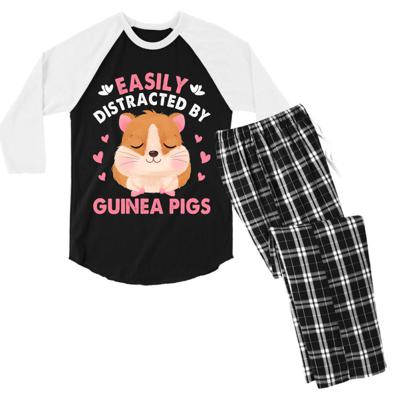 Funny Novelty Guinea Pig Quote For A Guinea Lover Men's 3/4 Sleeve Pajama Set | Artistshot