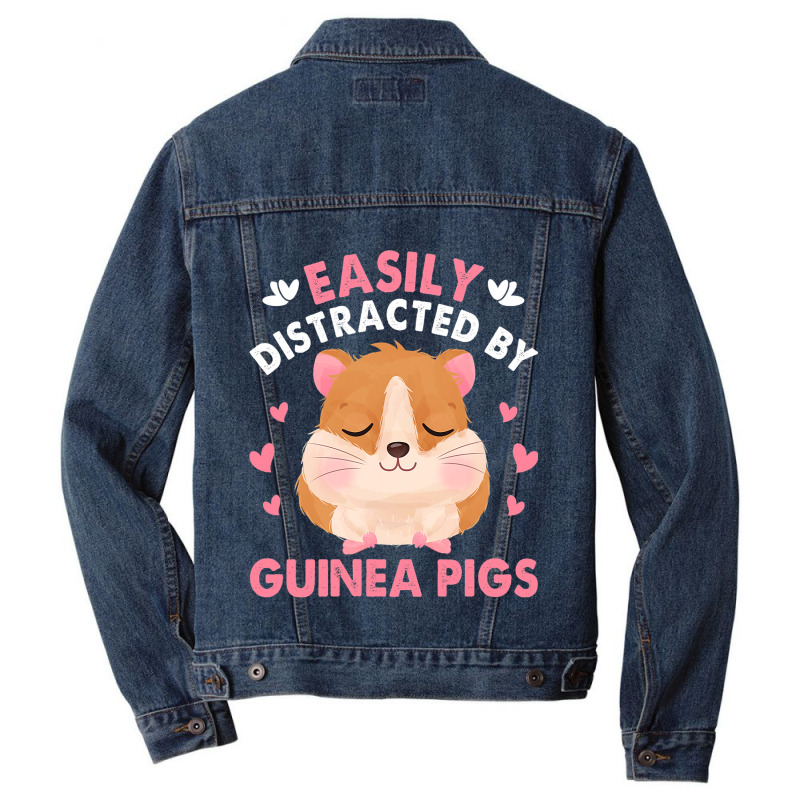 Funny Novelty Guinea Pig Quote For A Guinea Lover Men Denim Jacket | Artistshot