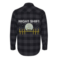 Funny Nurses Gifts Night Shift Nurse Cool Full Moo Flannel Shirt | Artistshot