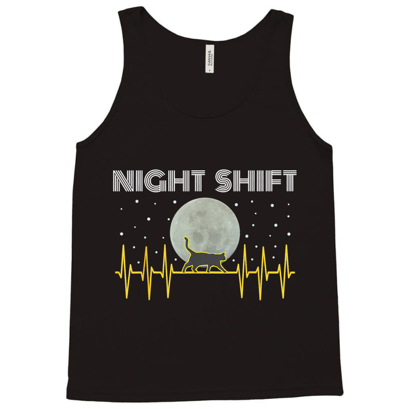 Funny Nurses Gifts Night Shift Nurse Cool Full Moo Tank Top | Artistshot